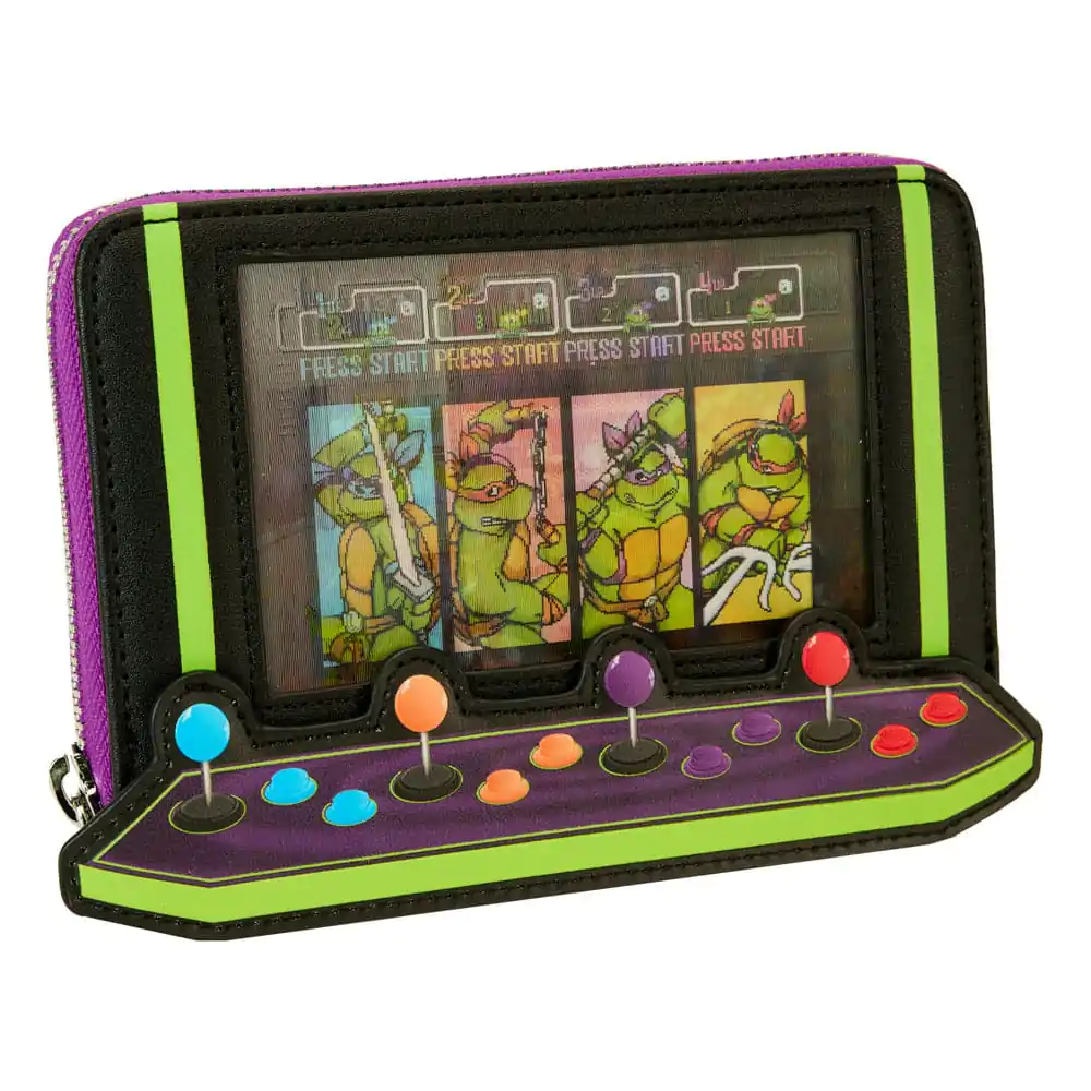 Teenage Mutant Ninja Turtles by Loungefly Portofel 40th Anniversary Vintage Arcade poza produsului