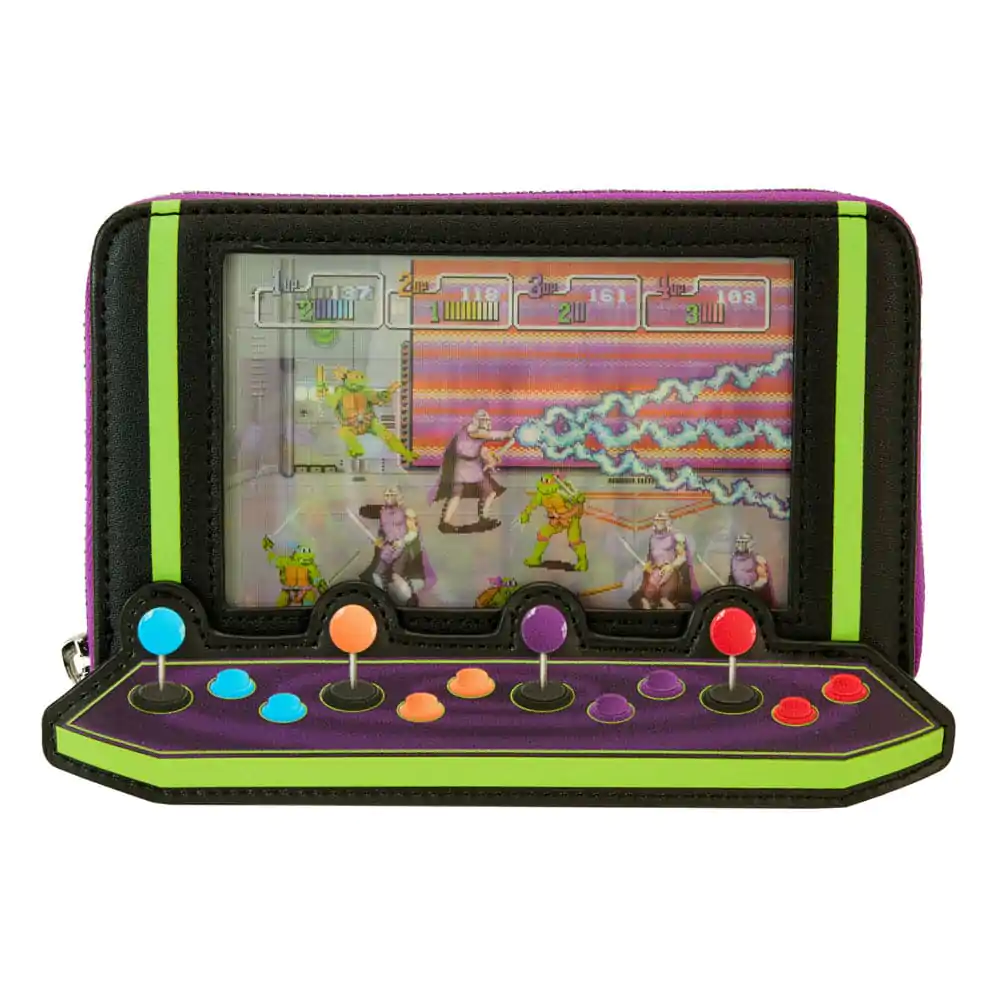 Teenage Mutant Ninja Turtles by Loungefly Portofel 40th Anniversary Vintage Arcade poza produsului