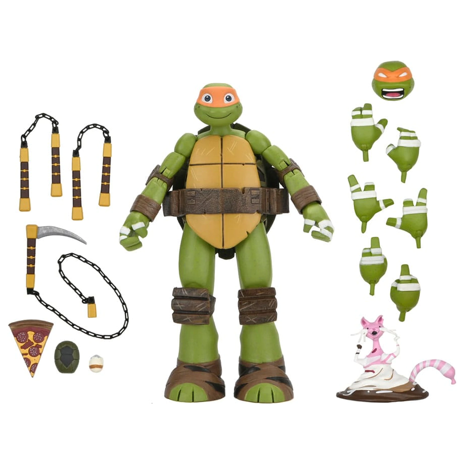 Teenage Mutant Ninja Turtles Figurina de actiune Ultimate Michelangelo 18 cm poza produsului