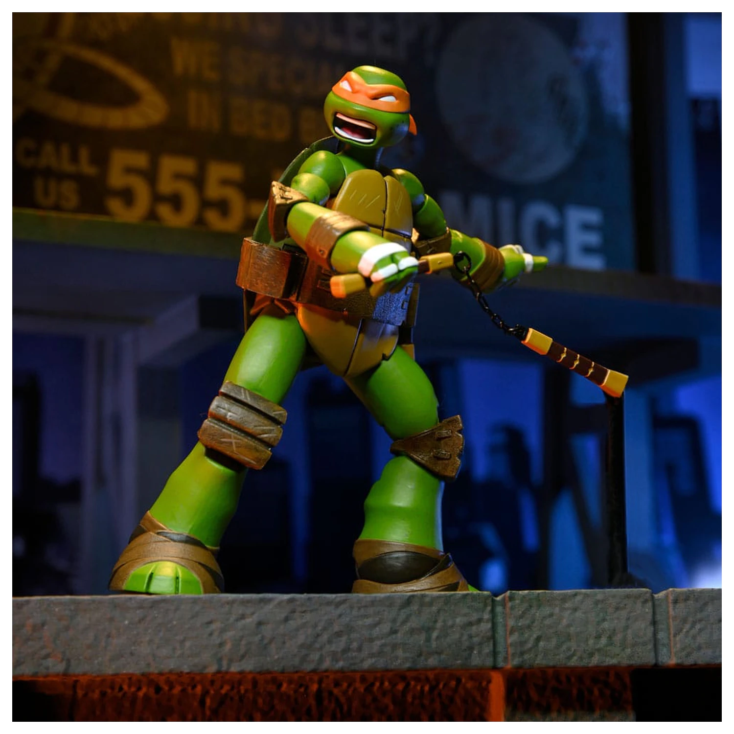 Teenage Mutant Ninja Turtles Figurina de actiune Ultimate Michelangelo 18 cm poza produsului