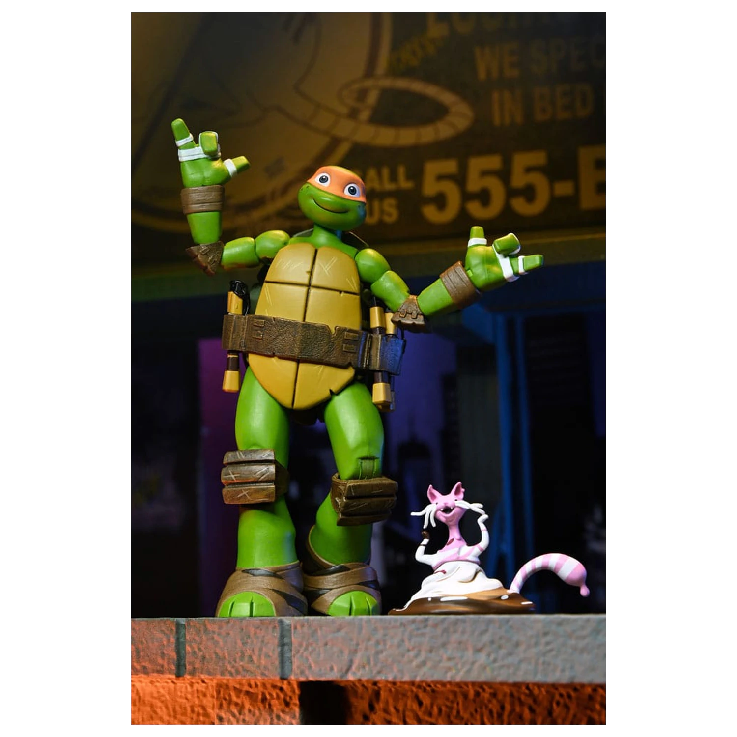 Teenage Mutant Ninja Turtles Figurina de actiune Ultimate Michelangelo 18 cm poza produsului