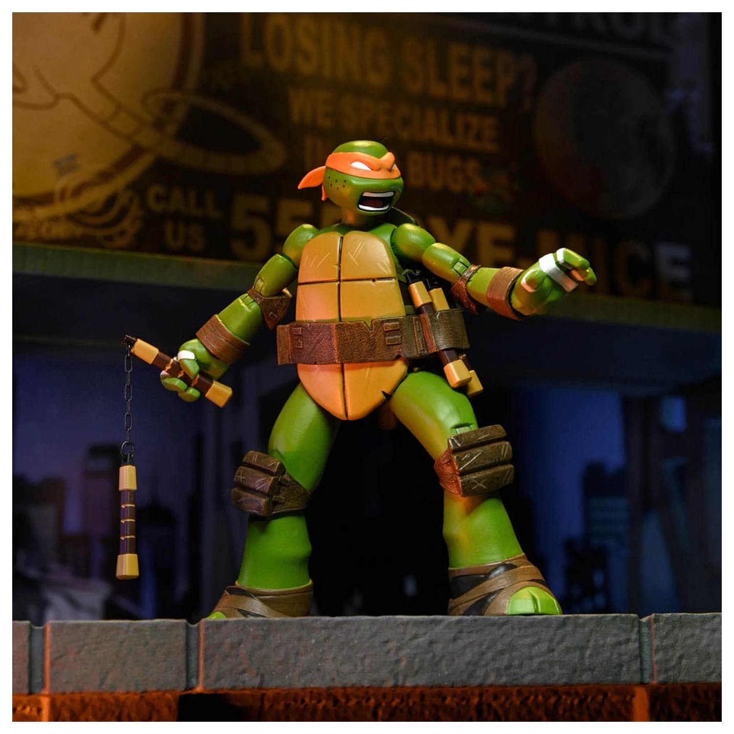 Teenage Mutant Ninja Turtles Figurina de actiune Ultimate Michelangelo 18 cm poza produsului