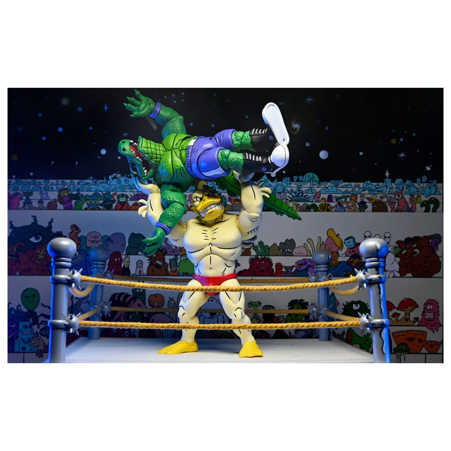 Teenage Mutant Ninja Turtles (Archie Comics) figurina de actiune Stump Wrestling Ace Duck 18 cm poza produsului