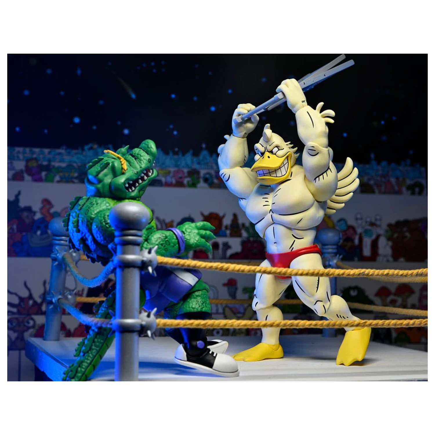 Teenage Mutant Ninja Turtles (Archie Comics) figurina de actiune Stump Wrestling Ace Duck 18 cm poza produsului