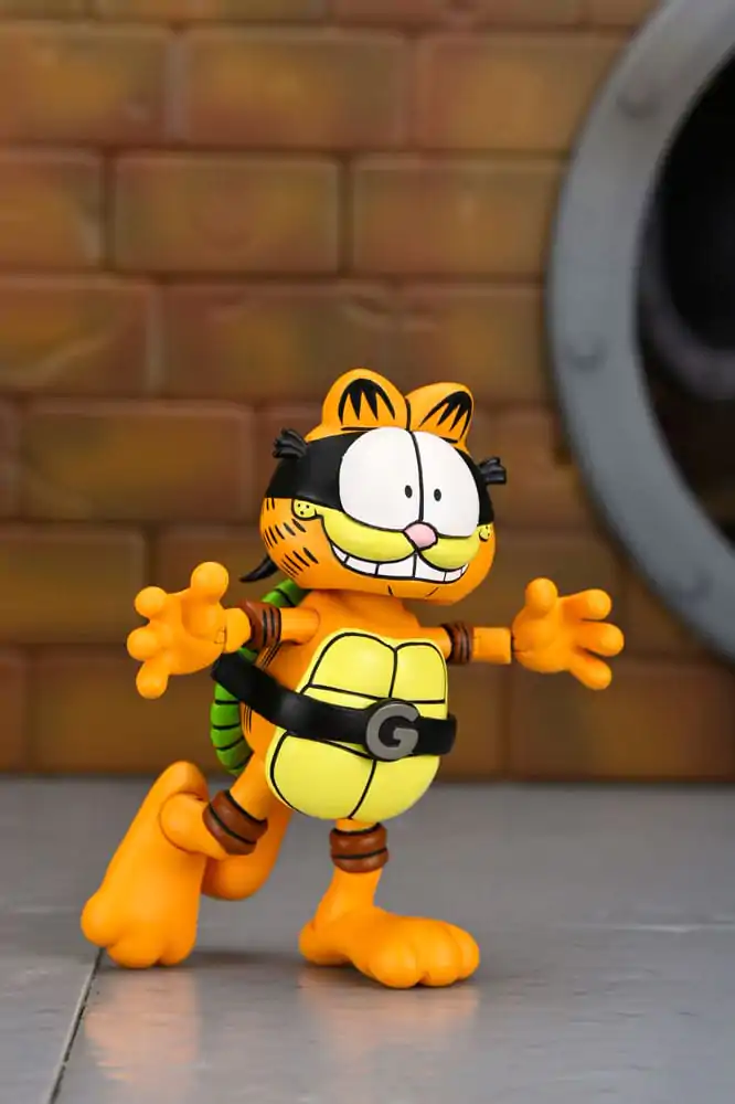 Teenage Mutant Ninja Turtles (Archie Comics) x Garfield Set de 2 figurine de actiune Ultimate Garfello & Odie 10 cm poza produsului