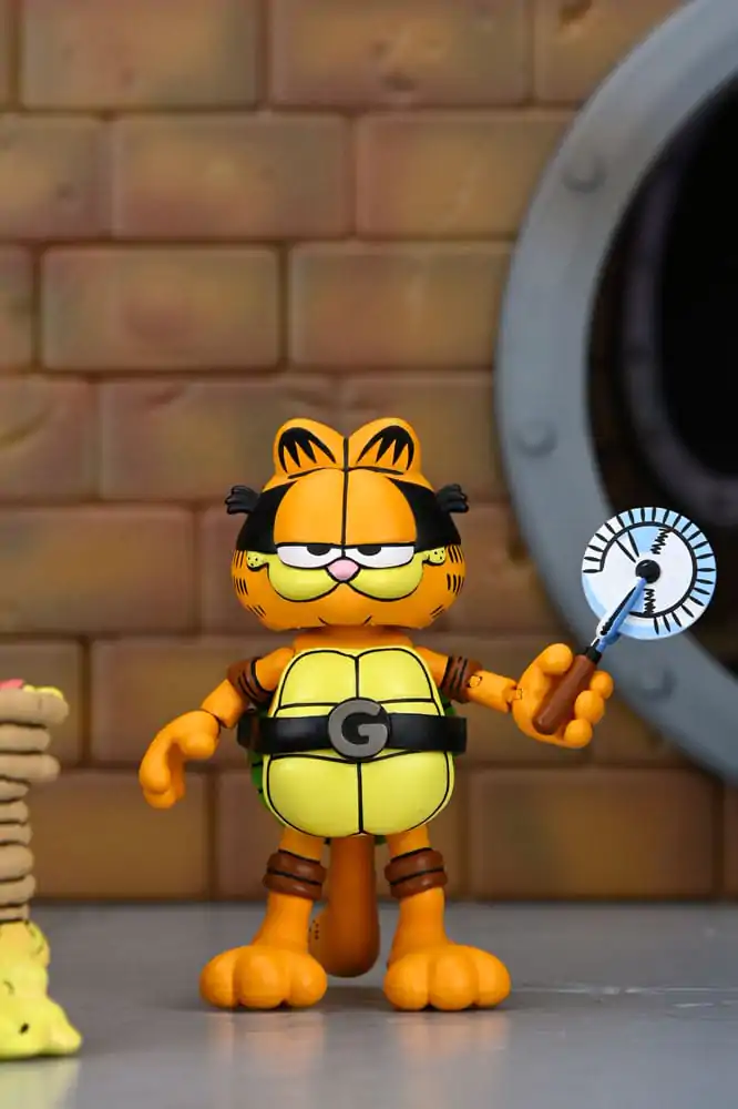 Teenage Mutant Ninja Turtles (Archie Comics) x Garfield Set de 2 figurine de actiune Ultimate Garfello & Odie 10 cm poza produsului