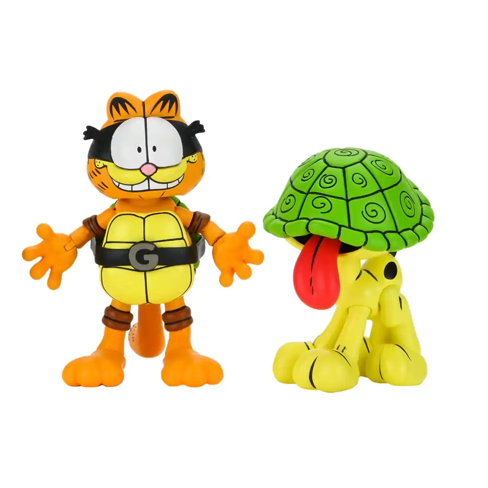 Teenage Mutant Ninja Turtles (Archie Comics) x Garfield Set de 2 figurine de actiune Ultimate Garfello & Odie 10 cm poza produsului