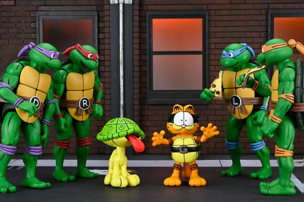 Teenage Mutant Ninja Turtles (Archie Comics) x Garfield Set de 2 figurine de actiune Ultimate Garfello & Odie 10 cm poza produsului