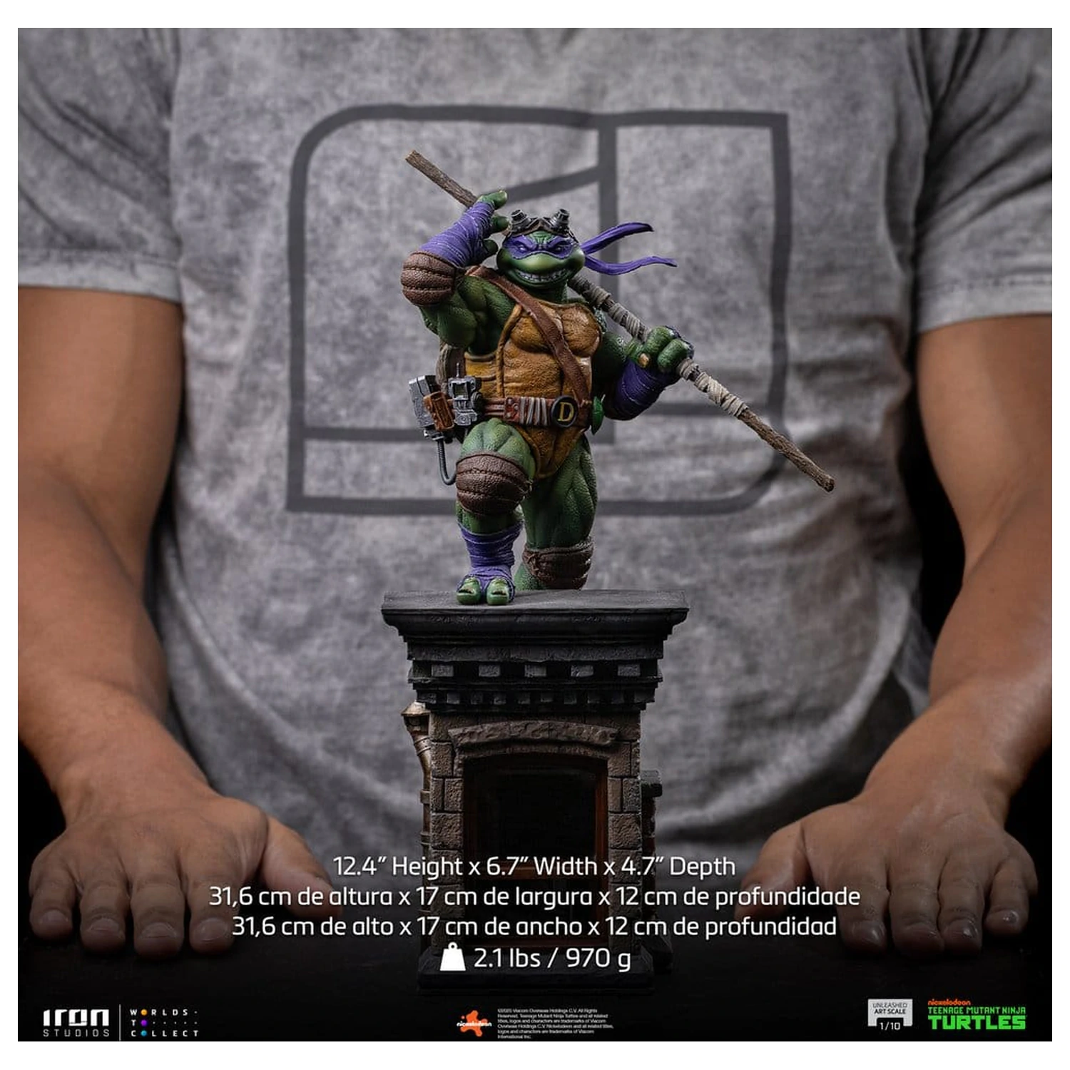 Teenage Mutant Ninja Turtles Art Scale Statuie 1/10 Donatello Unleashed 32 cm poza produsului