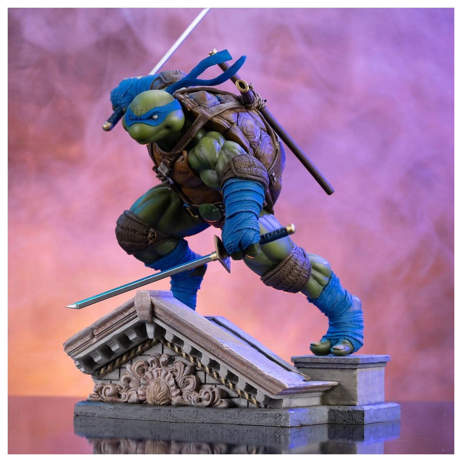 Teenage Mutant Ninja Turtles Statuie Art Scale 1/10 Leonardo Unleashed 22 cm poza produsului