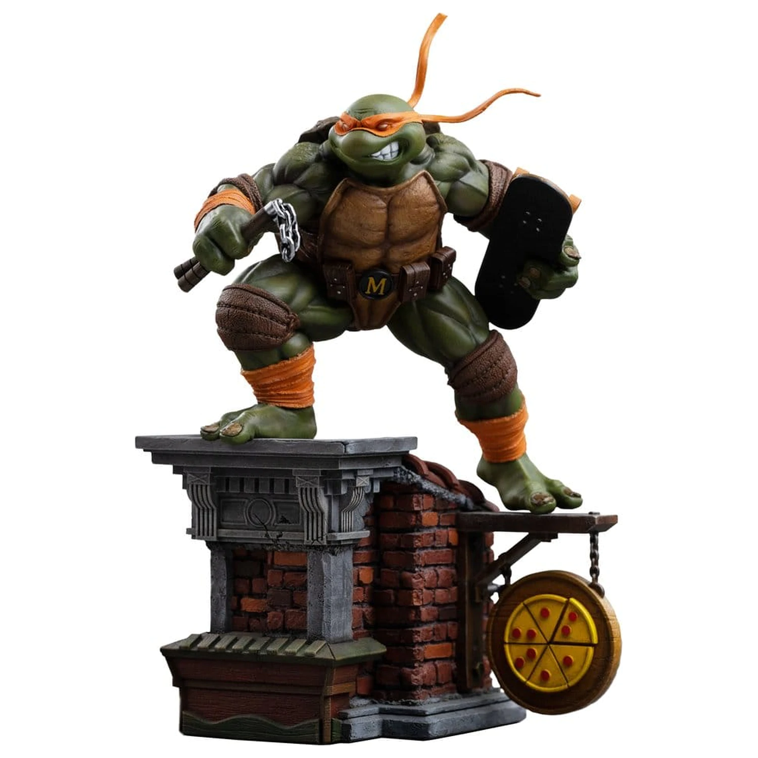 Teenage Mutant Ninja Turtles Art Scale Statuie 1/10 Michelangelo Unleashed 24 cm poza produsului