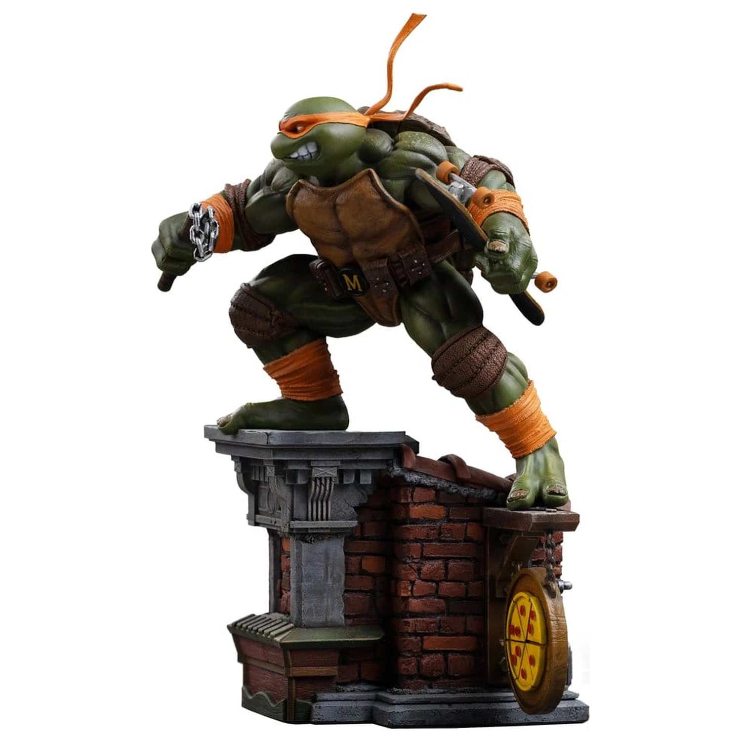 Teenage Mutant Ninja Turtles Art Scale Statuie 1/10 Michelangelo Unleashed 24 cm poza produsului