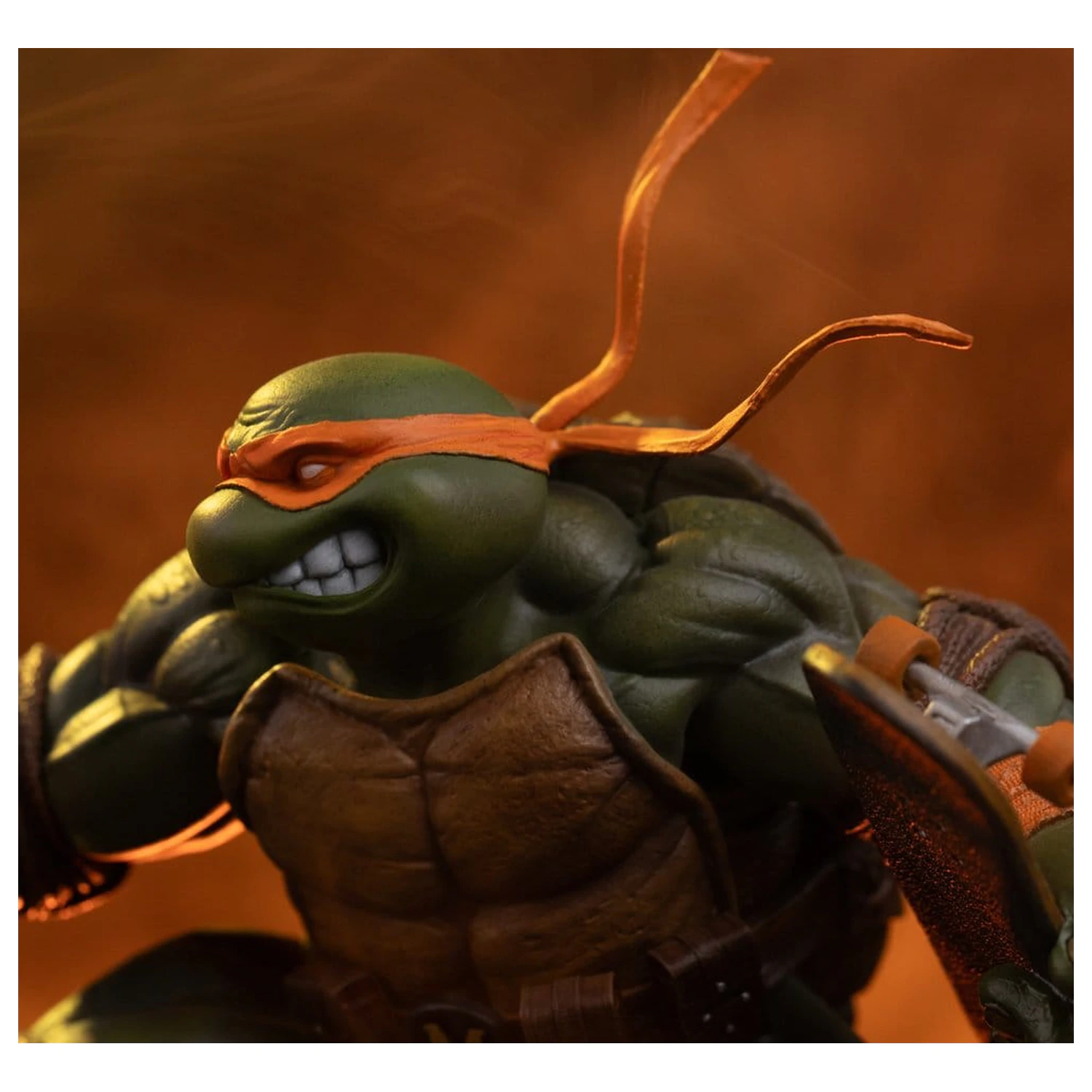 Teenage Mutant Ninja Turtles Art Scale Statuie 1/10 Michelangelo Unleashed 24 cm poza produsului