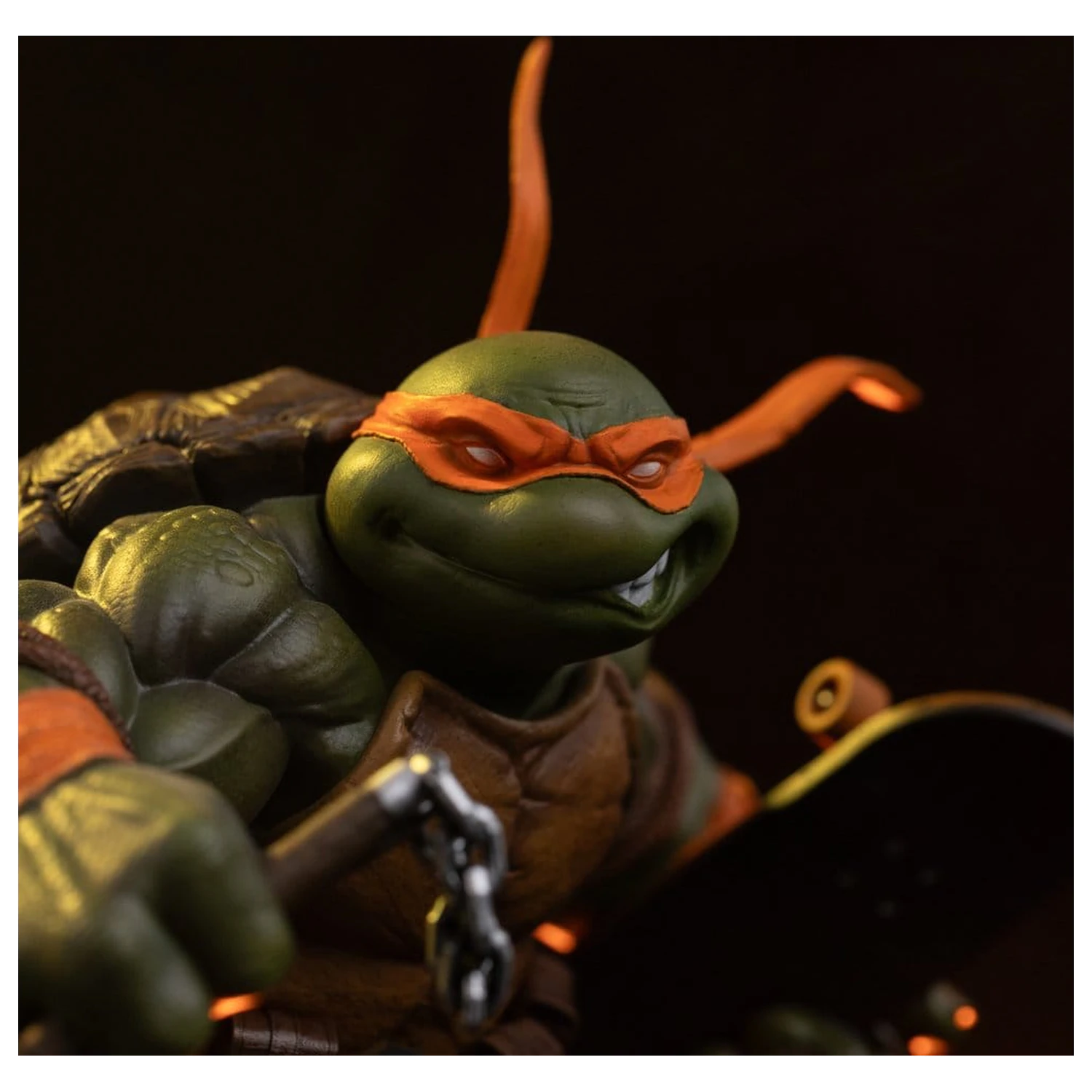 Teenage Mutant Ninja Turtles Art Scale Statuie 1/10 Michelangelo Unleashed 24 cm poza produsului