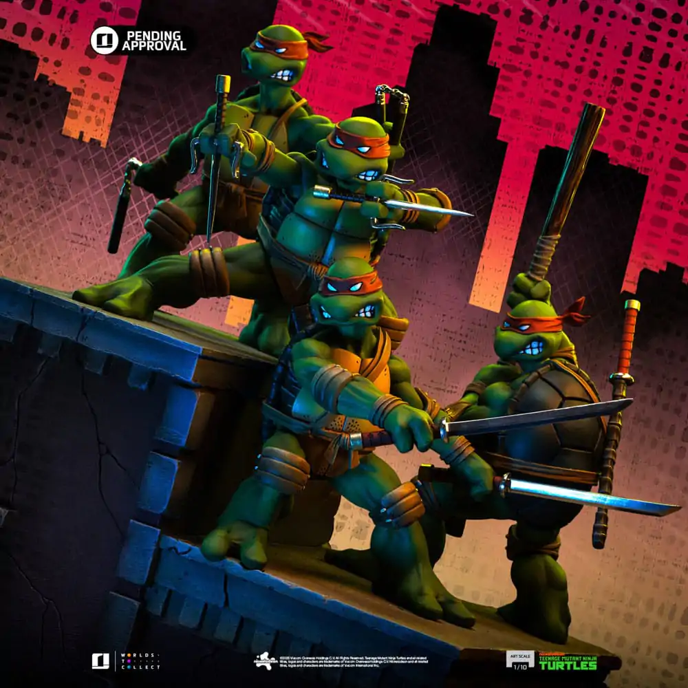 Statuie Art Scale 1/10 Teenage Mutant Ninja Turtles Kevin Eastman Version 24 cm poza produsului