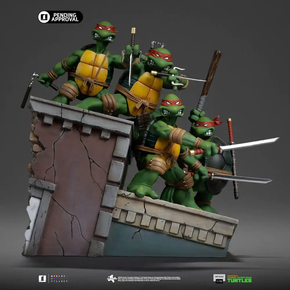 Statuie Art Scale 1/10 Teenage Mutant Ninja Turtles Kevin Eastman Version 24 cm poza produsului