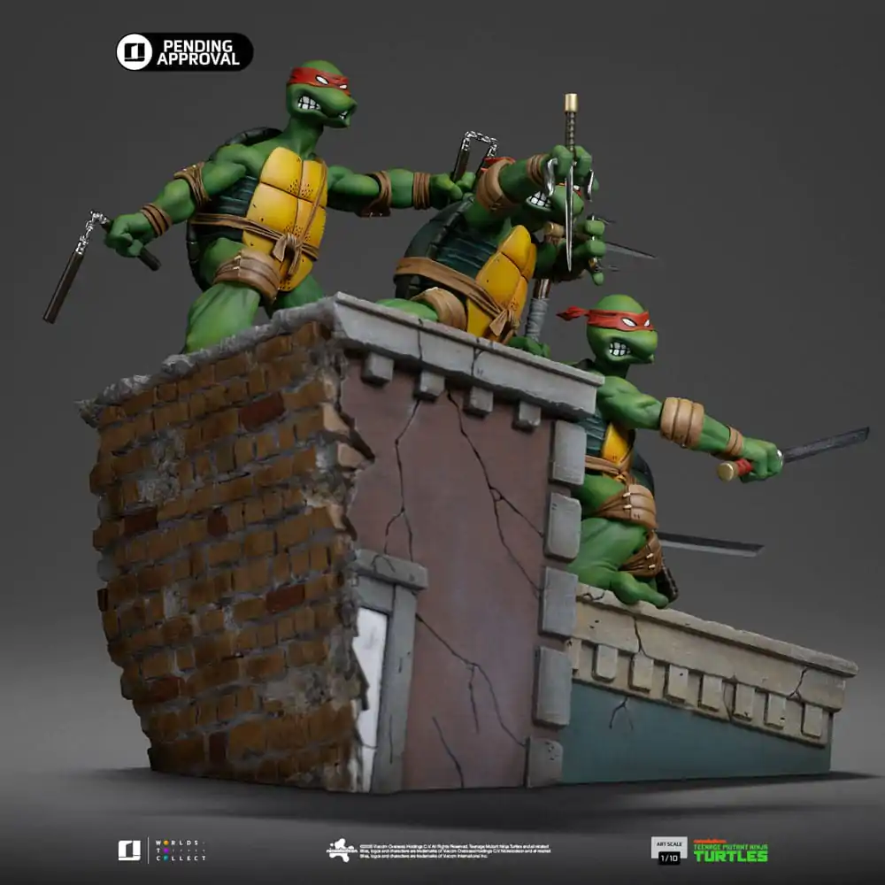 Statuie Art Scale 1/10 Teenage Mutant Ninja Turtles Kevin Eastman Version 24 cm poza produsului