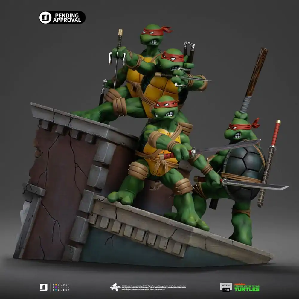 Statuie Art Scale 1/10 Teenage Mutant Ninja Turtles Kevin Eastman Version 24 cm poza produsului