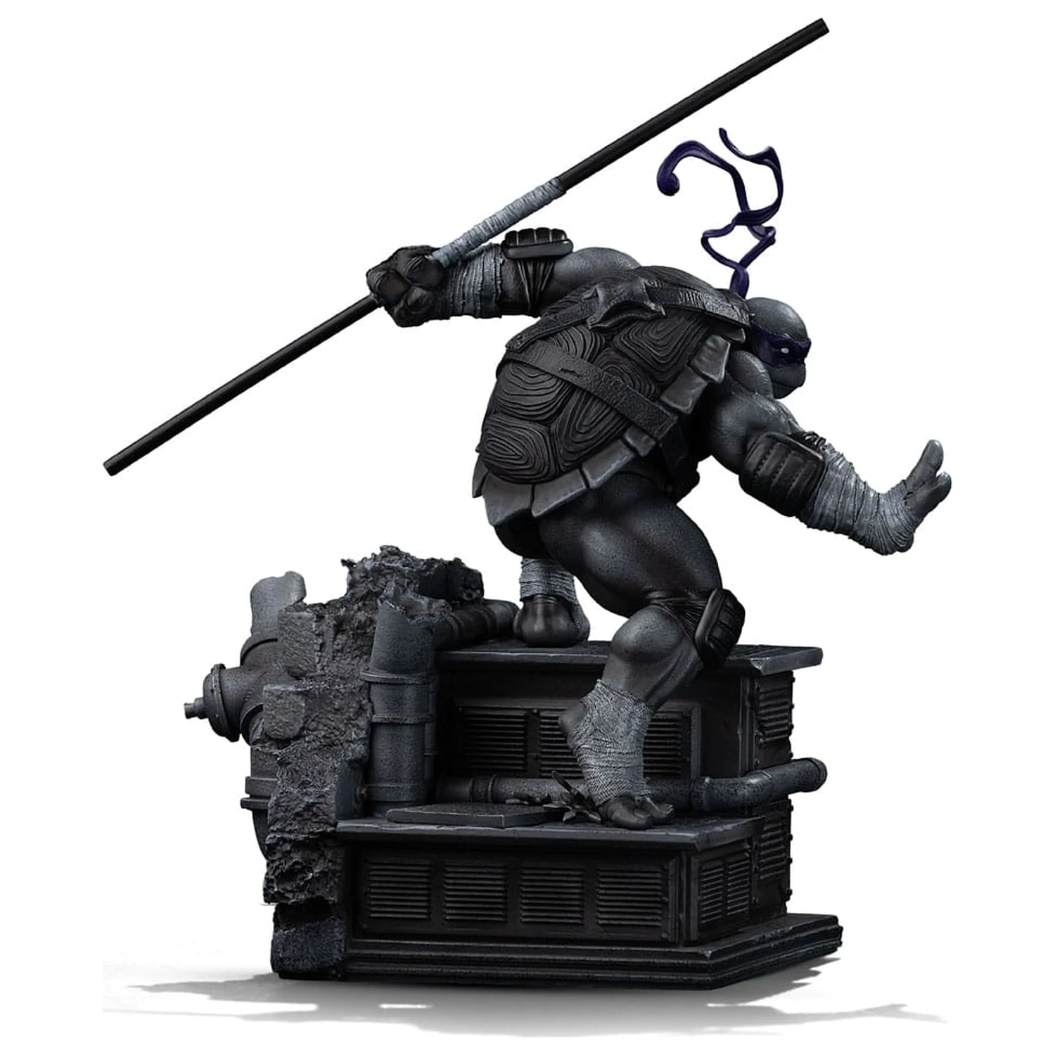Teenage Mutant Ninja Turtles Art Scale Statuie 1/10 Donatello Black and White Variant 26 cm poza produsului