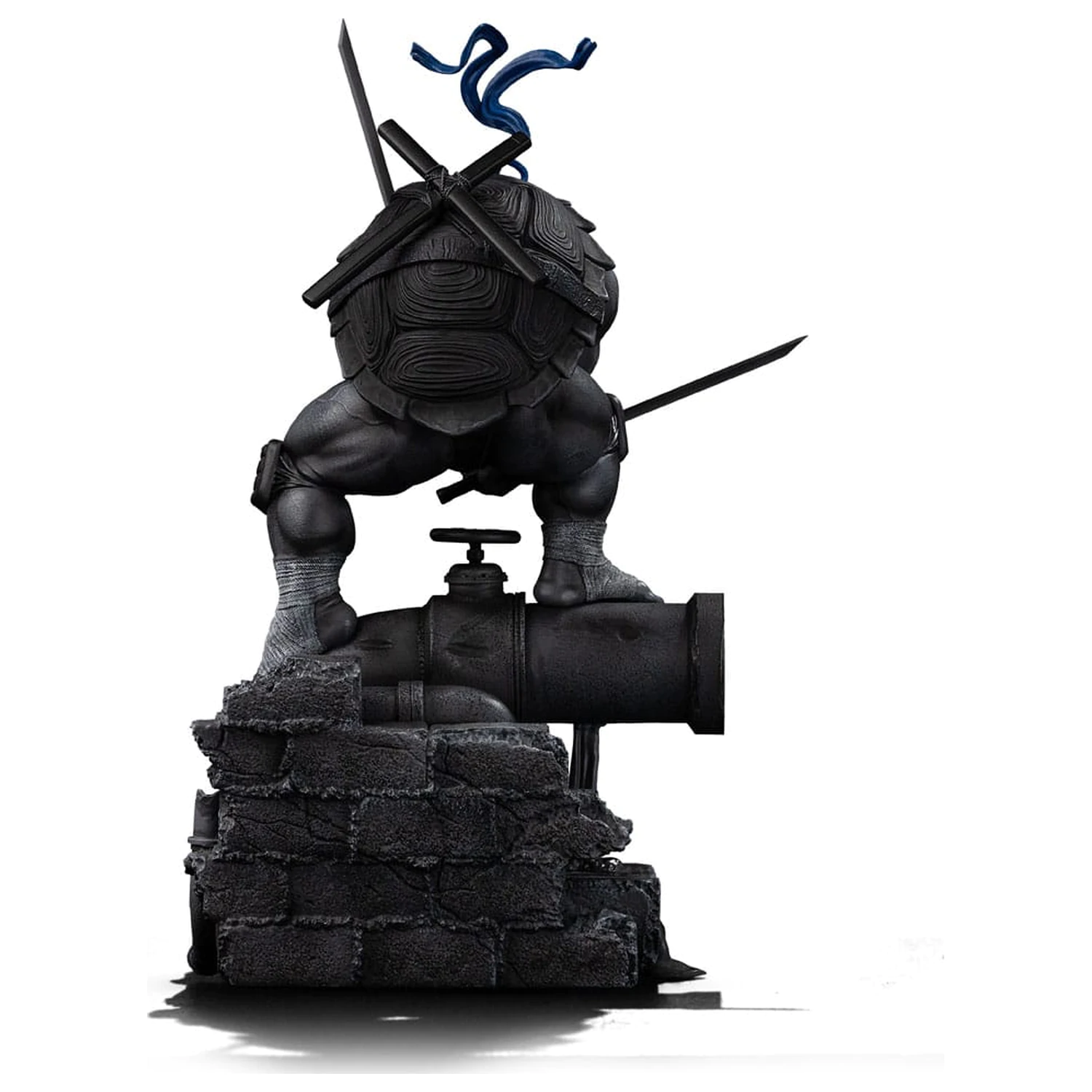 Teenage Mutant Ninja Turtles Statuie Art Scale 1/10 Leonardo Black and White Variant 26 cm poza produsului