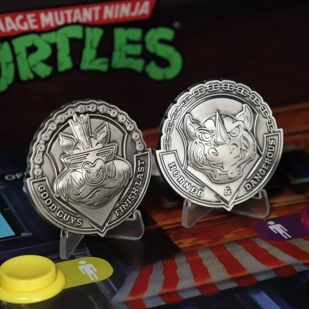 Set medalioane Teenage Mutant Ninja Turtles Bad Guys Limited Edition poza produsului