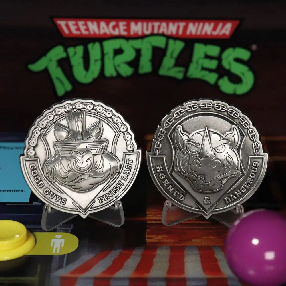 Set medalioane Teenage Mutant Ninja Turtles Bad Guys Limited Edition poza produsului
