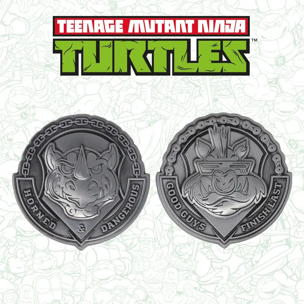 Set medalioane Teenage Mutant Ninja Turtles Bad Guys Limited Edition poza produsului