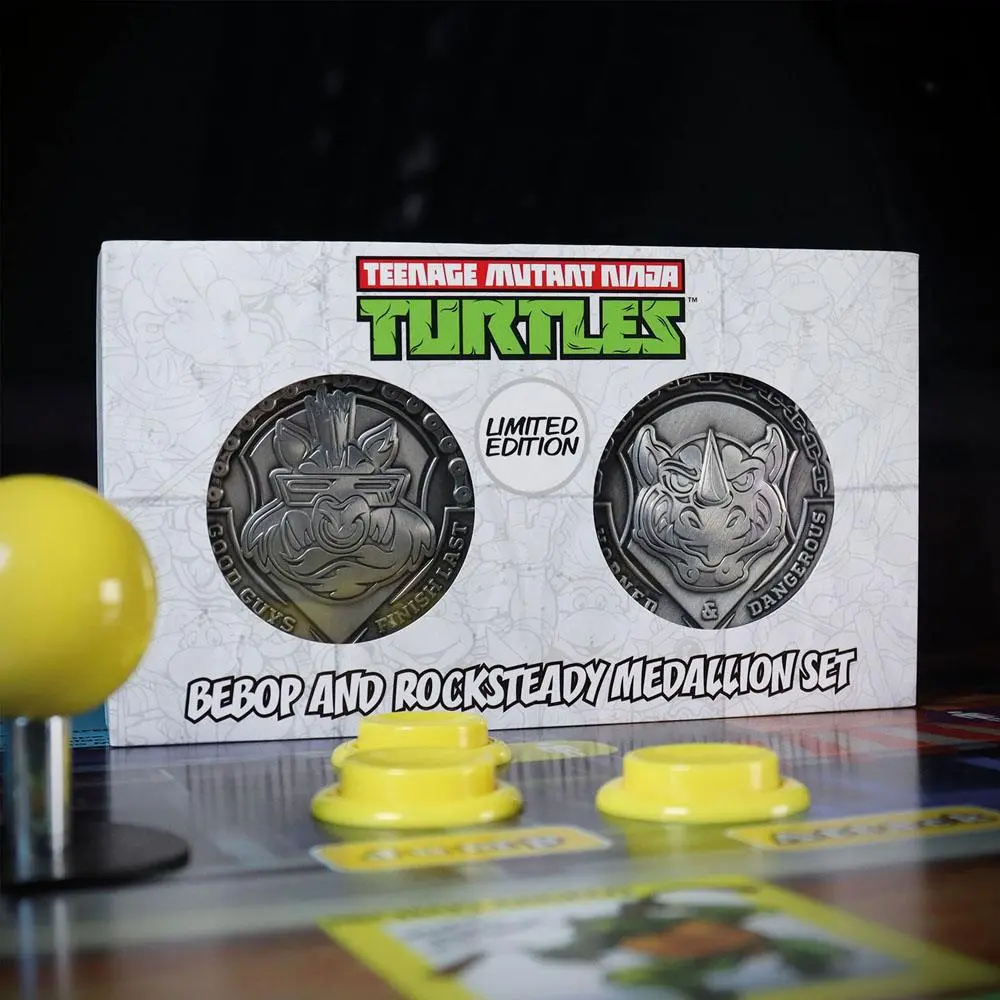 Set medalioane Teenage Mutant Ninja Turtles Bad Guys Limited Edition poza produsului