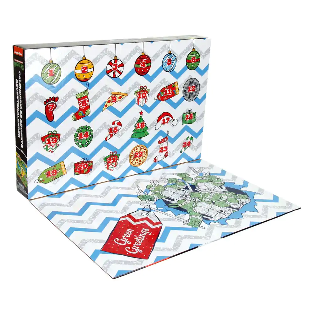 Teenage Mutant Ninja Turtles Battle Figurine Mini Diecast Calendar Advent Sărbătoare 2024 poza produsului