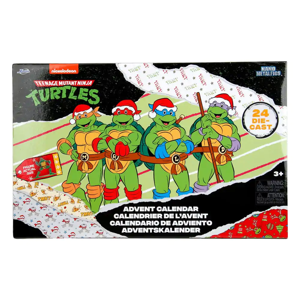 Teenage Mutant Ninja Turtles Battle Figurine Mini Diecast Calendar Advent Sărbătoare 2024 poza produsului