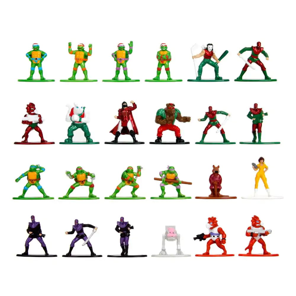 Teenage Mutant Ninja Turtles Battle Figurine Mini Diecast Calendar Advent Sărbătoare 2024 poza produsului