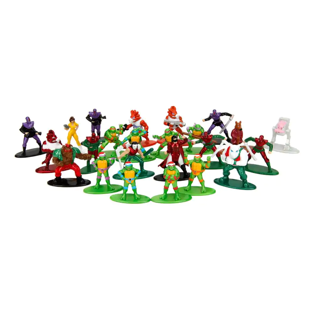 Teenage Mutant Ninja Turtles Battle Figurine Mini Diecast Calendar Advent Sărbătoare 2024 poza produsului