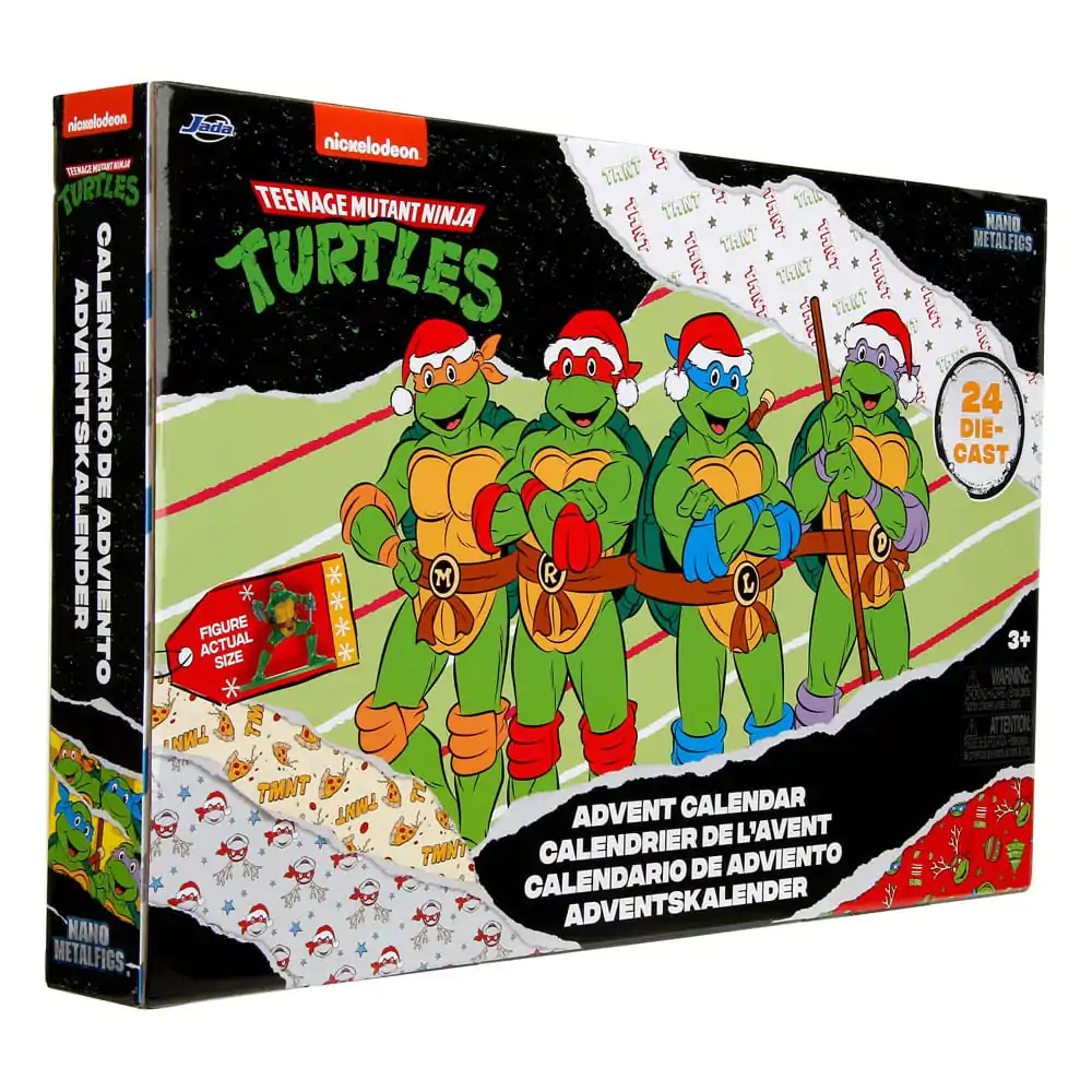 Teenage Mutant Ninja Turtles Battle Figurine Mini Diecast Calendar Advent Sărbătoare 2024 poza produsului