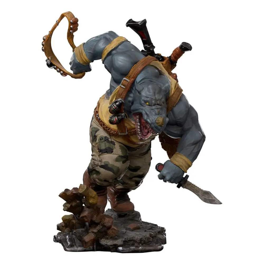 Statuie Teenage Mutant Ninja Turtles BDS Art Scale 1/10 Rocksteady 24 cm poza produsului