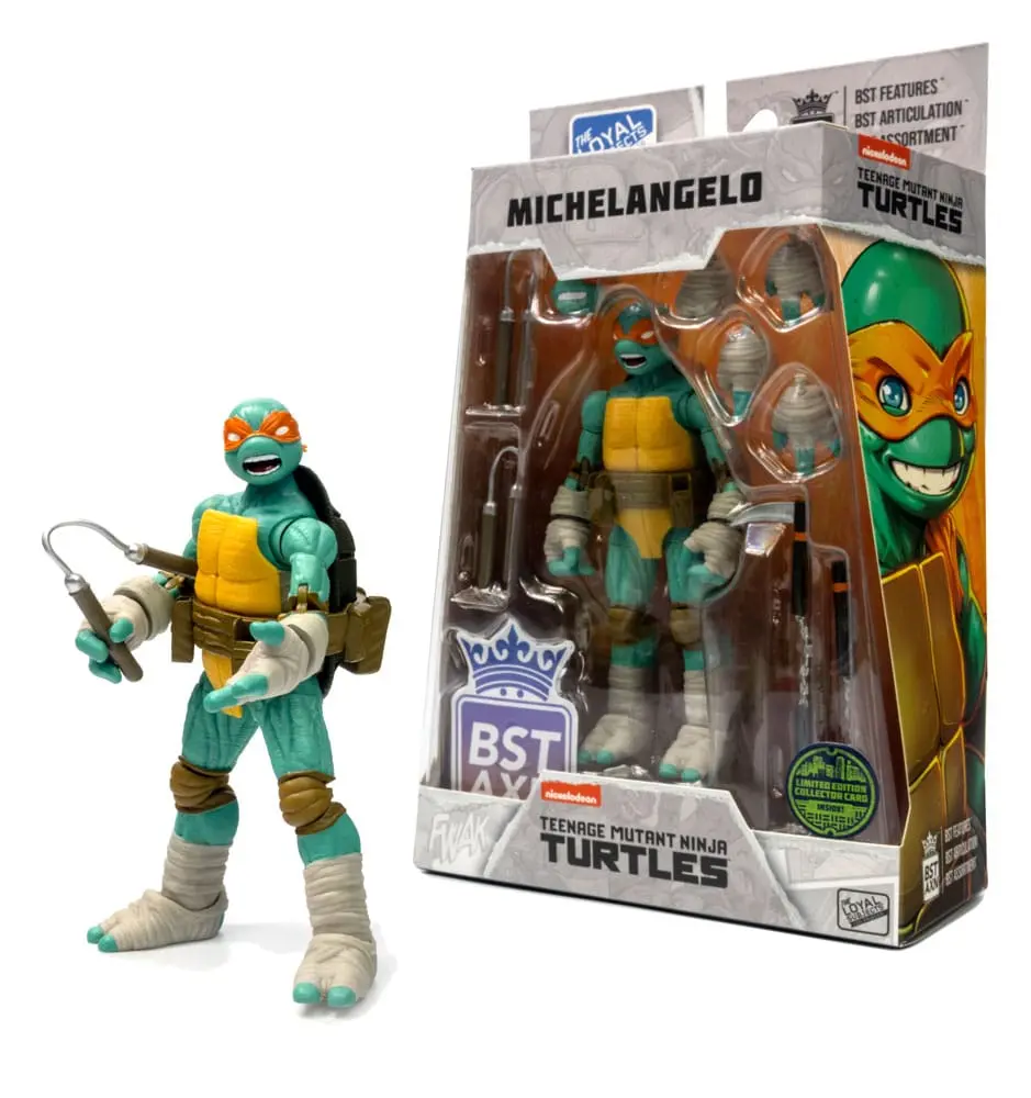 Teenage Mutant Ninja Turtles BST AXN Figurina de actiune Michelangelo (IDW Comics) 13 cm poza produsului