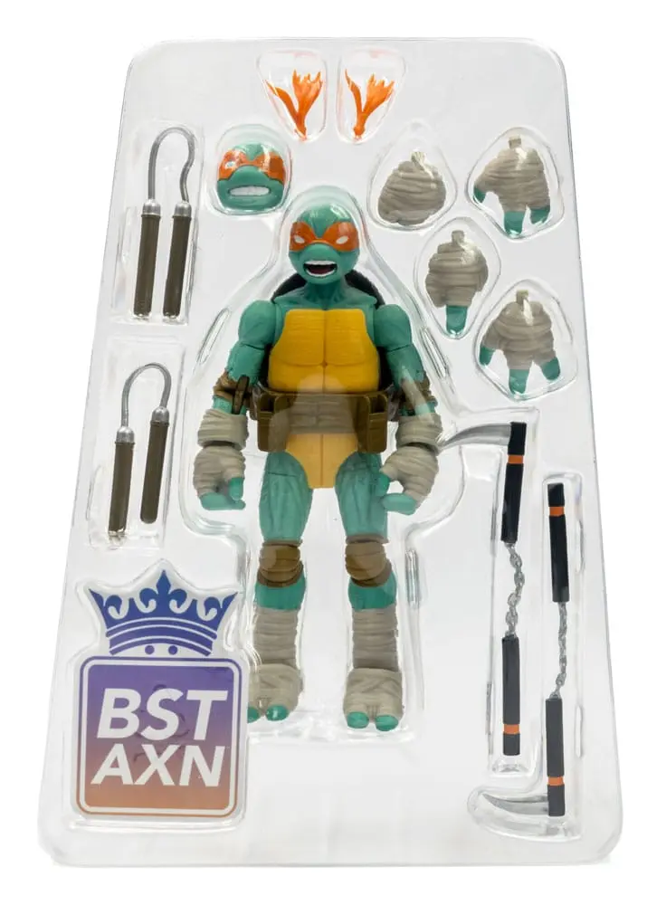 Teenage Mutant Ninja Turtles BST AXN Figurina de actiune Michelangelo (IDW Comics) 13 cm poza produsului