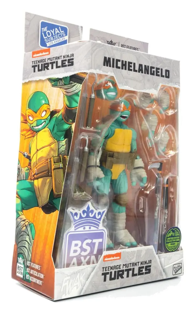 Teenage Mutant Ninja Turtles BST AXN Figurina de actiune Michelangelo (IDW Comics) 13 cm poza produsului