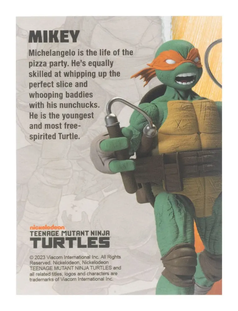 Teenage Mutant Ninja Turtles BST AXN Figurina de actiune Michelangelo (IDW Comics) 13 cm poza produsului