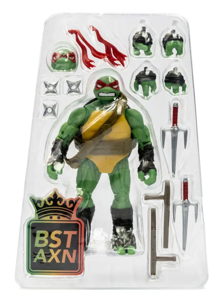 Teenage Mutant Ninja Turtles BST AXN figurină de acțiune Raphael (IDW Comics) 13 cm poza produsului