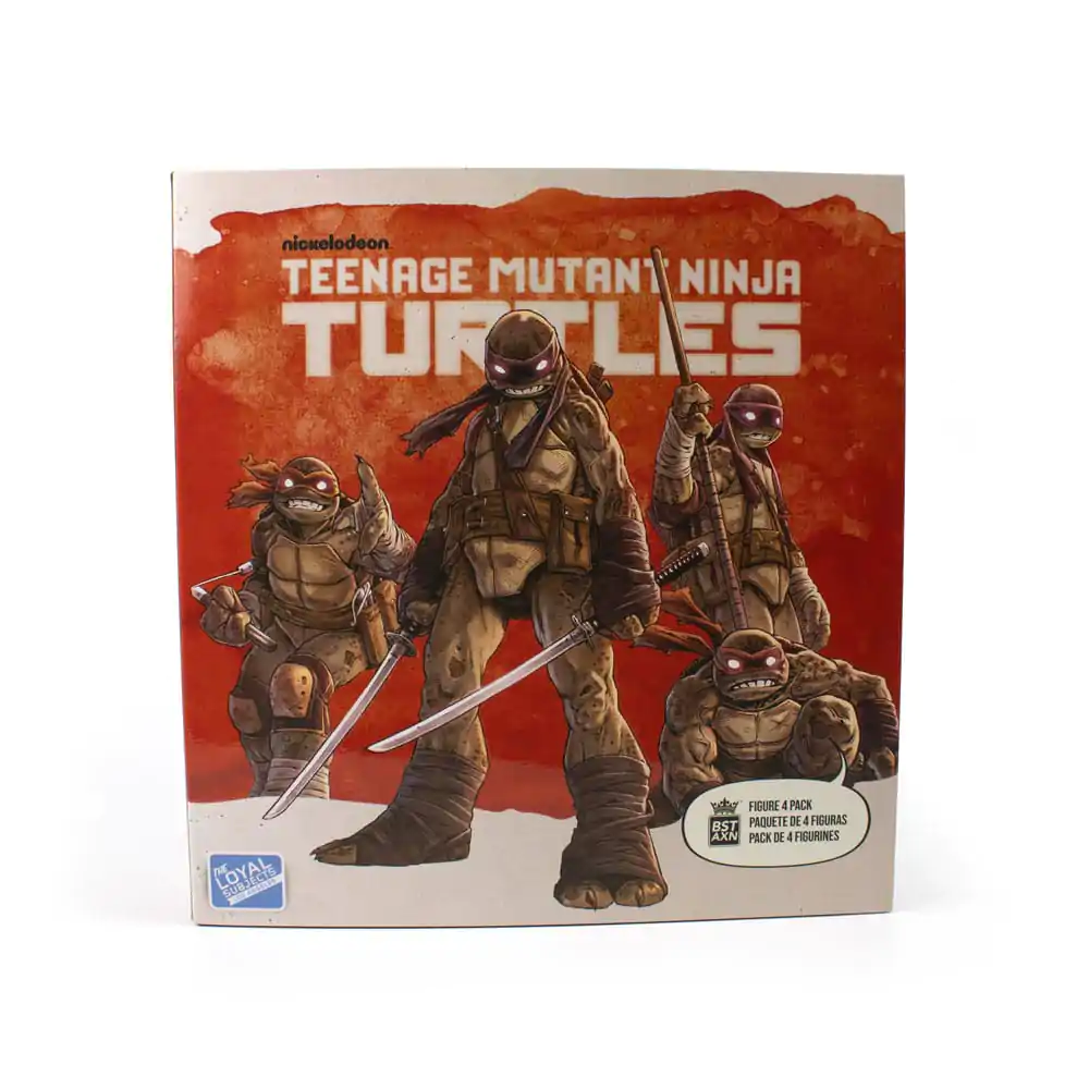 Figurine de acțiune Teenage Mutant Ninja Turtles BST AXN 4-Pack Broască Țestoasă Zombie (IDW Comics) 13 cm poza produsului