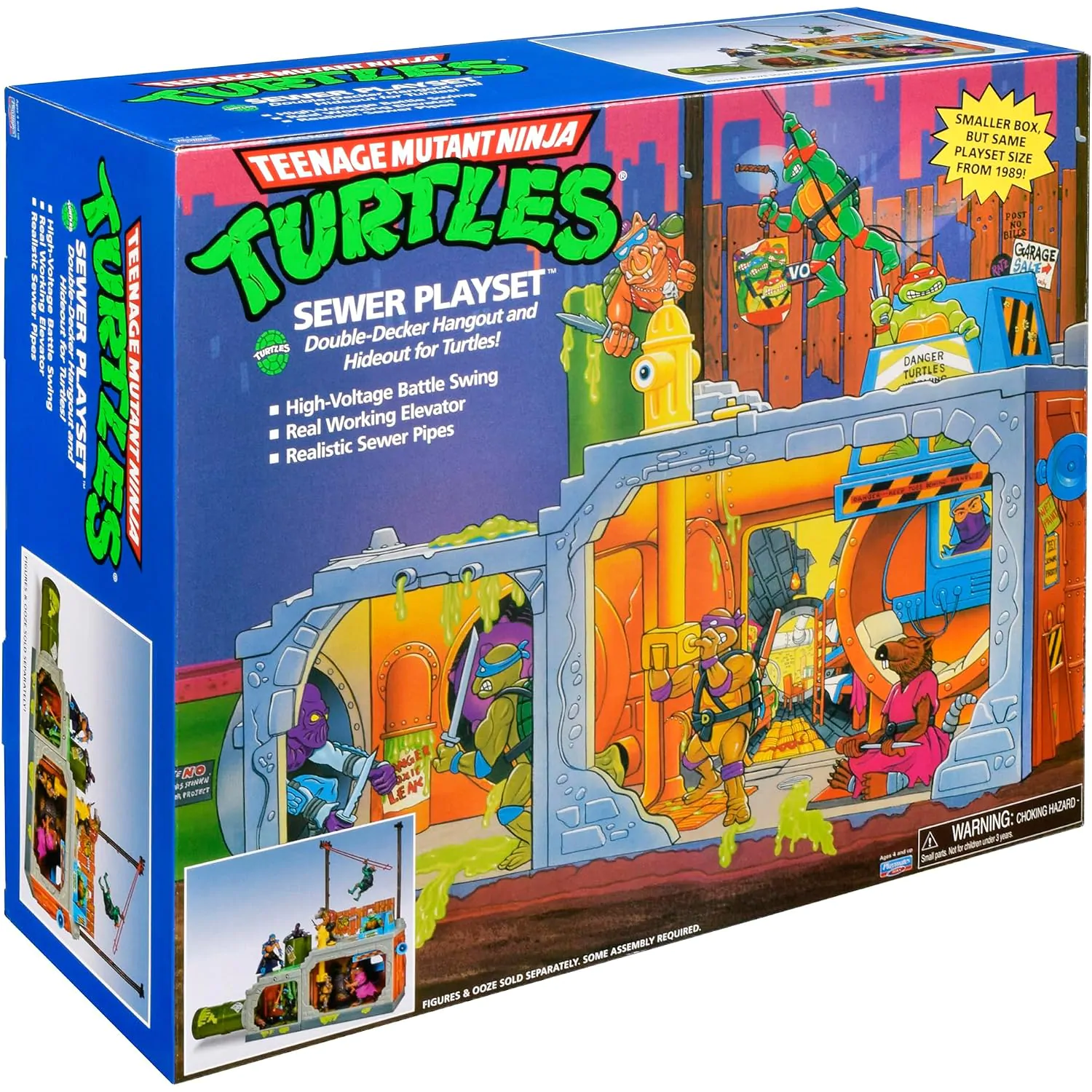 Teenage Mutant Ninja Turtles Building Secret Sewer Lid Playset Modul Mutant Set de joacă 30 cm poza produsului