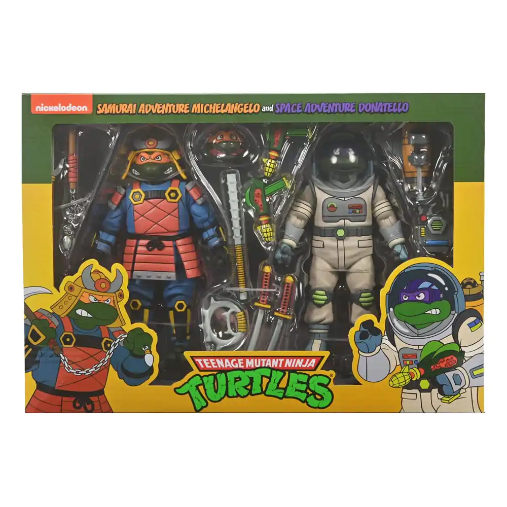 Teenage Mutant Ninja Turtles (Cartoon) Figurina de acțiune 2 Pack Space Adventure & Samurai Turtles 18 cm poza produsului