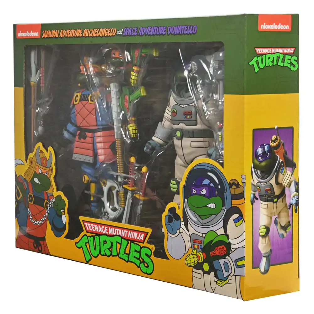 Teenage Mutant Ninja Turtles (Cartoon) Figurina de acțiune 2 Pack Space Adventure & Samurai Turtles 18 cm poza produsului