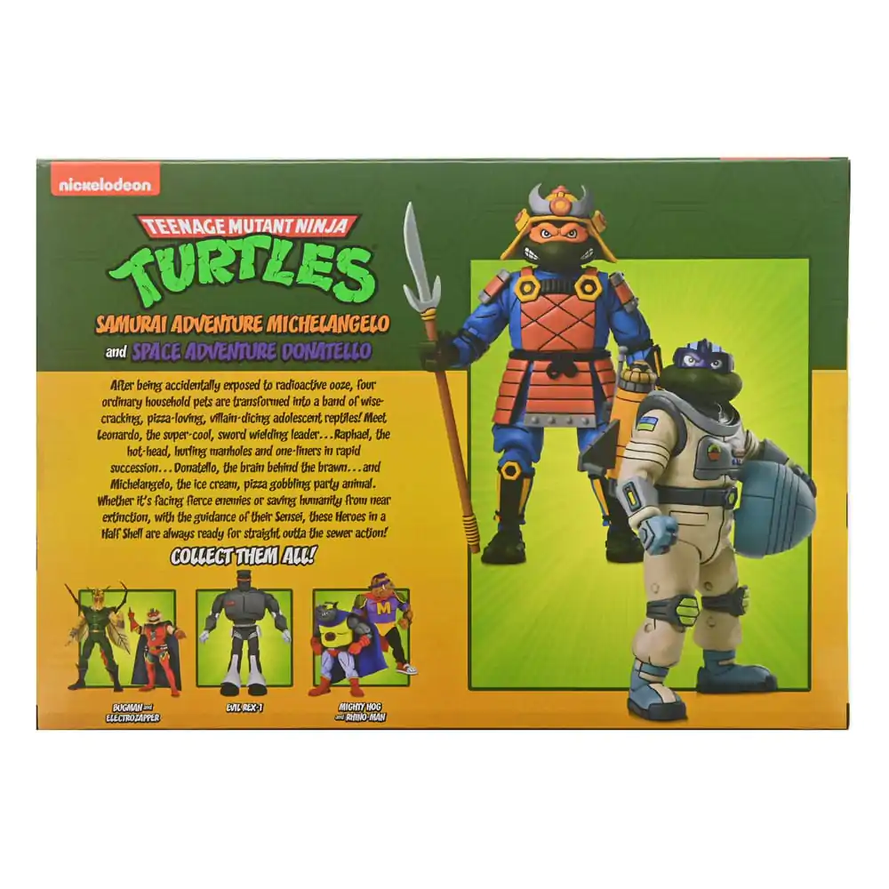 Teenage Mutant Ninja Turtles (Cartoon) Figurina de acțiune 2 Pack Space Adventure & Samurai Turtles 18 cm poza produsului