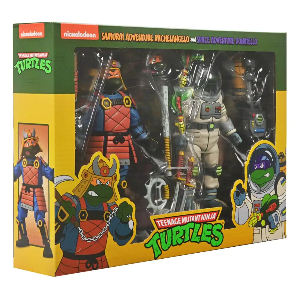 Teenage Mutant Ninja Turtles (Cartoon) Figurina de acțiune 2 Pack Space Adventure & Samurai Turtles 18 cm poza produsului