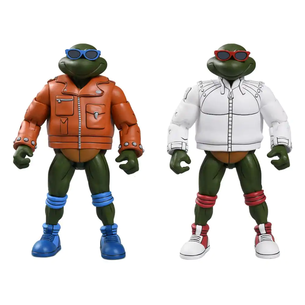 Figurină de Acțiune Teenage Mutant Ninja Turtles (Cartoon) Punk Leo and Punk Raph 2 Pack 18 cm poza produsului