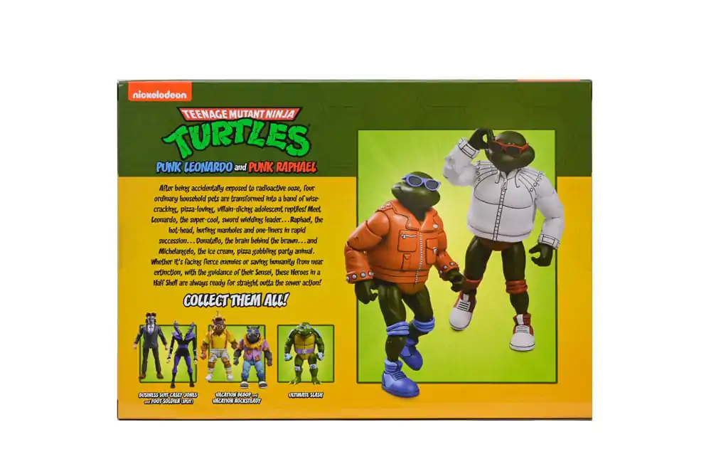 Figurină de Acțiune Teenage Mutant Ninja Turtles (Cartoon) Punk Leo and Punk Raph 2 Pack 18 cm poza produsului