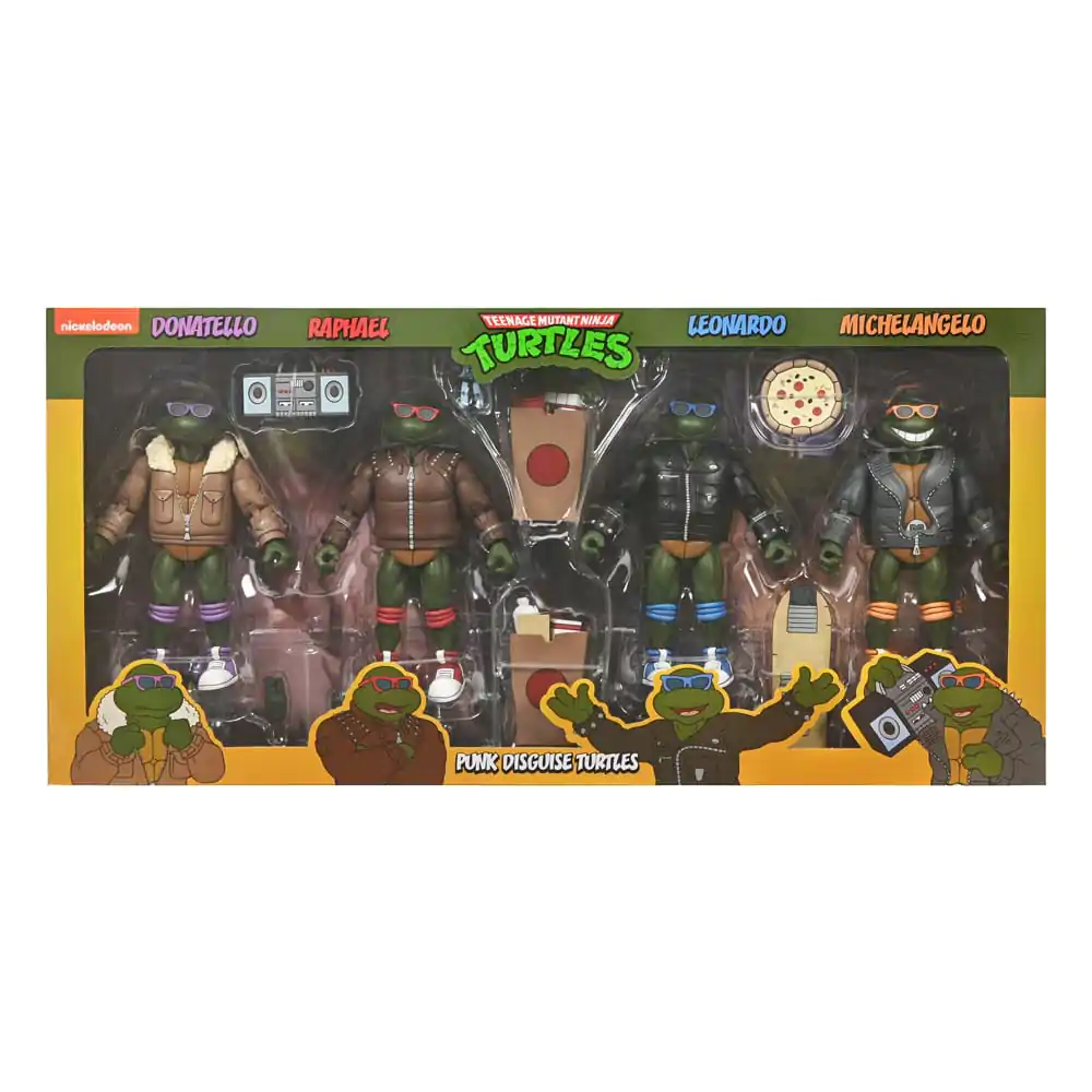 Teenage Mutant Ninja Turtles (Cartoon) Figurine de acțiune Set 4 Bucăți Țestoase Punk 18 cm poza produsului