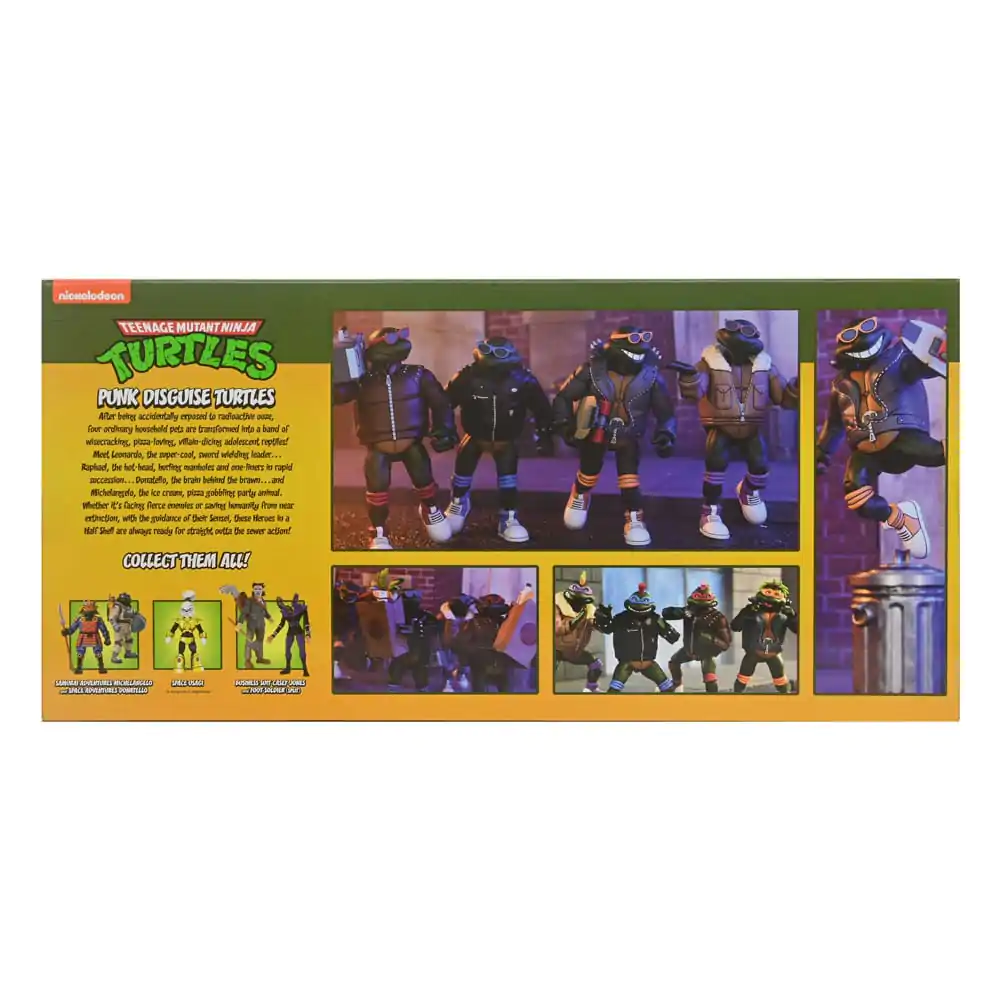 Teenage Mutant Ninja Turtles (Cartoon) Figurine de acțiune Set 4 Bucăți Țestoase Punk 18 cm poza produsului