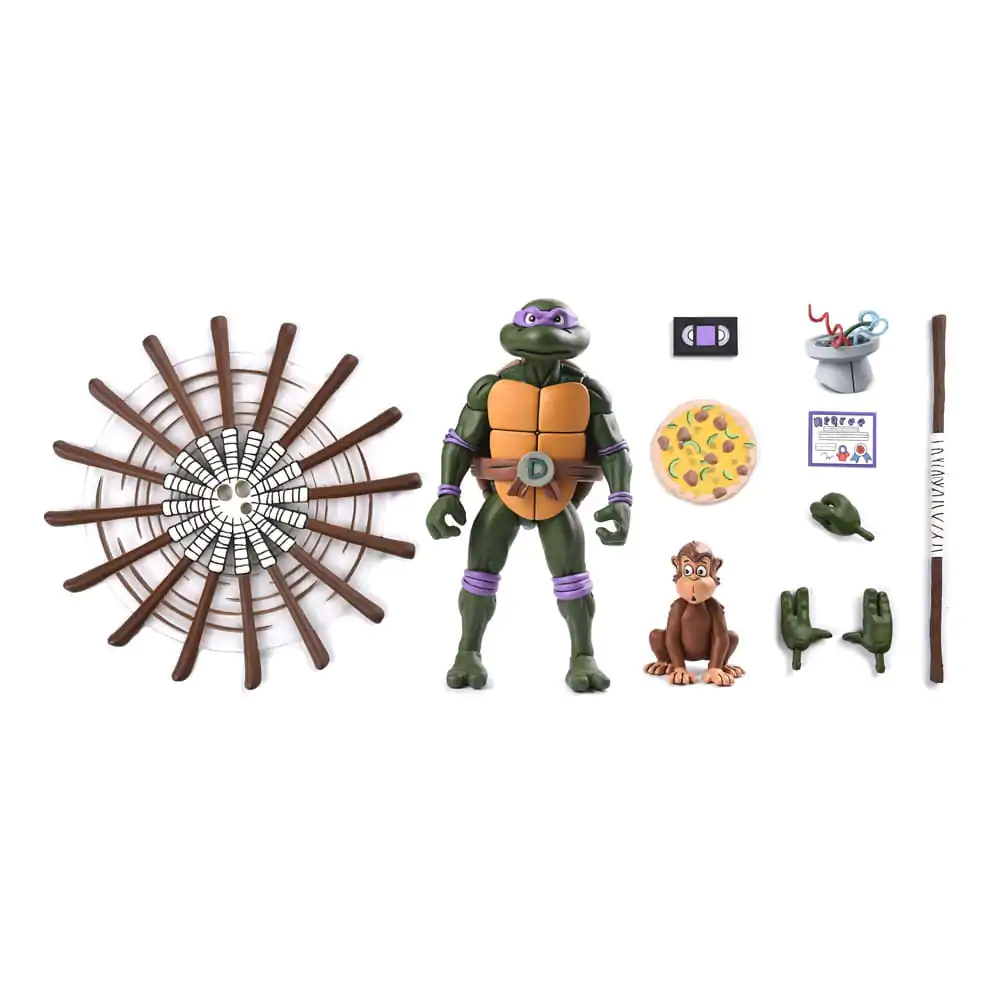 Teenage Mutant Ninja Turtles (Cartoon) Figurina de Acțiune Ultimate Donatello VHS 18 cm poza produsului